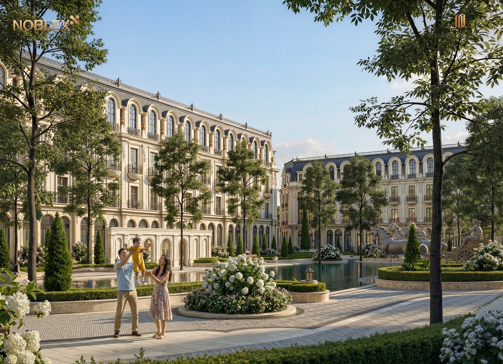Mặt bằng phân khu Noble Palace Tây Thăng Long